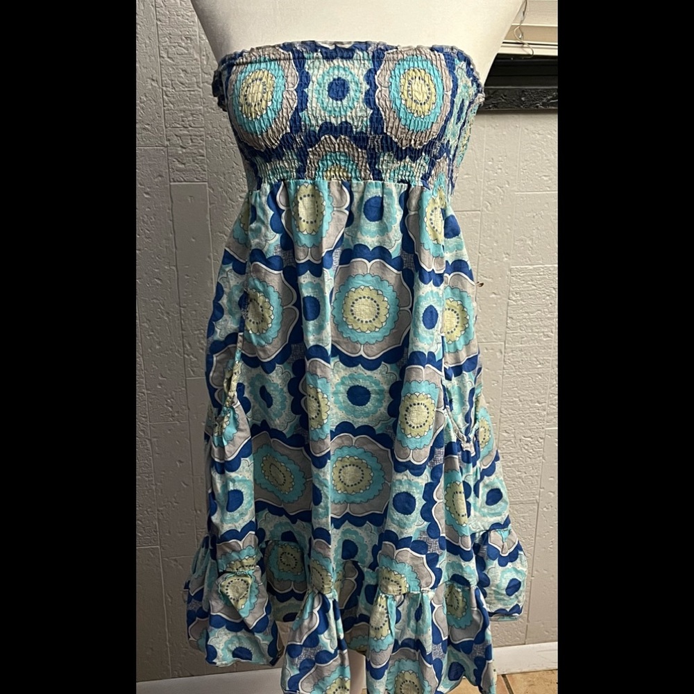 Strapless sundress